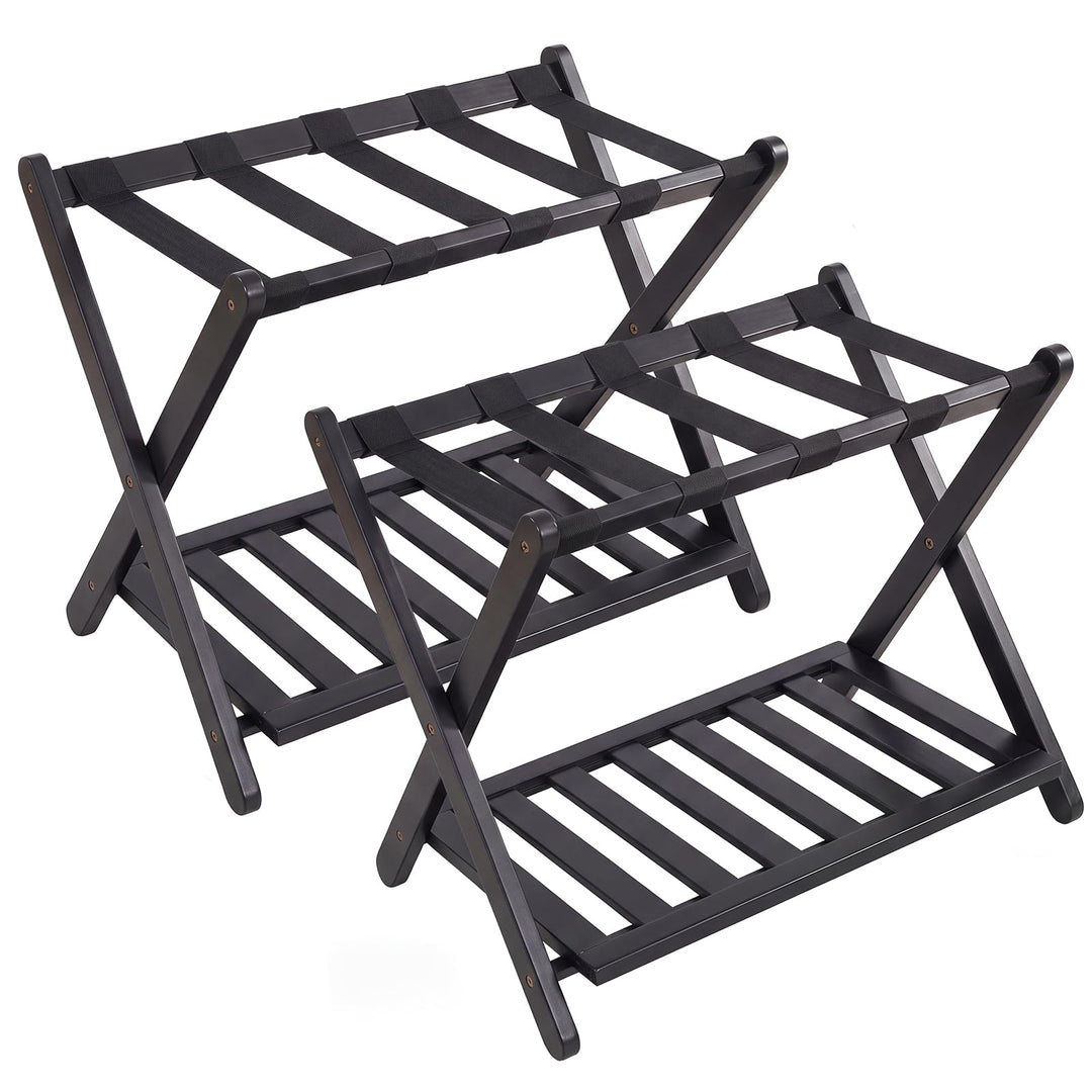 FANTASK Gepäckablage, Gepäckträger, 68 x 43 x 57cm (Schwarz), Schwarz
