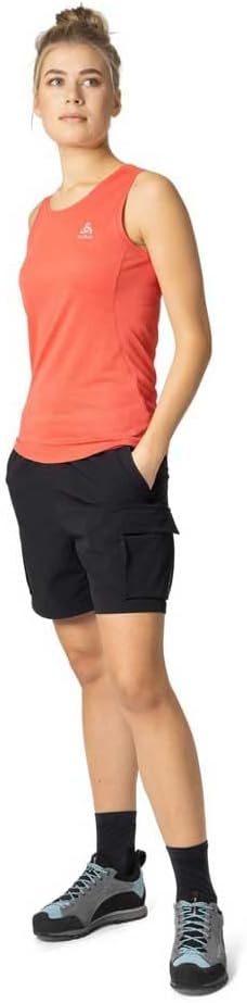 Odlo Damen F-Dry_550851 Funktionsunterwäsche Tanktop L Cayenne, L Cayenne