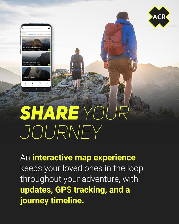 ACR Bivy Stick Satellite Communicator - Zwei-Wege-Text-Nachrichten, GPS-Tracking, Karten und Navigat