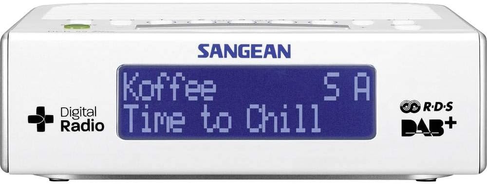 Sangean A500209 DCR-89 Uhrenradio (UKW/MW/D47-DAB Tuner, LCD)