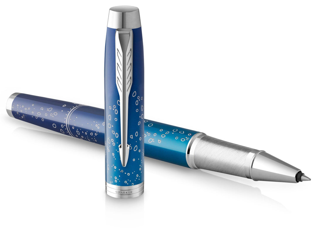 Parker Tintenroller IM Premium Special Edition Submerge | feine Spitze | schwarze Tinte | mit Presti