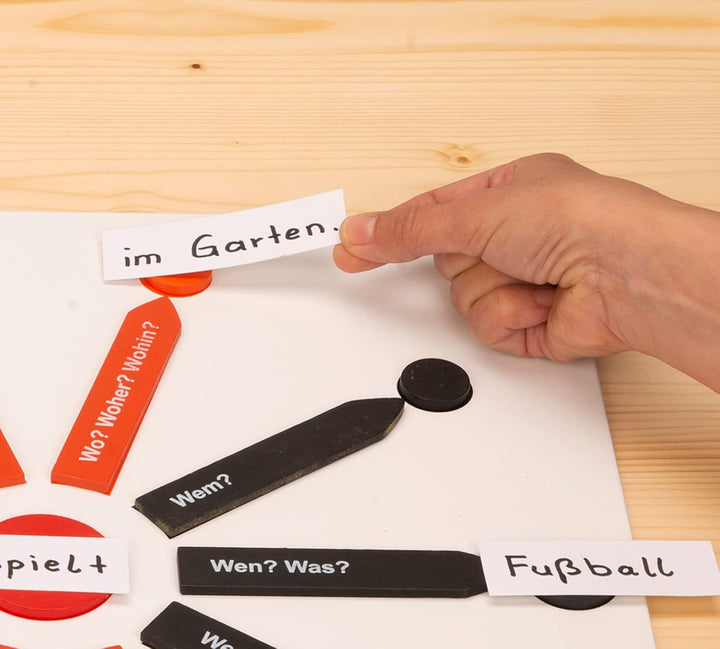 Montessori Satzstern, Montessori-Material inkl. Pfeile
