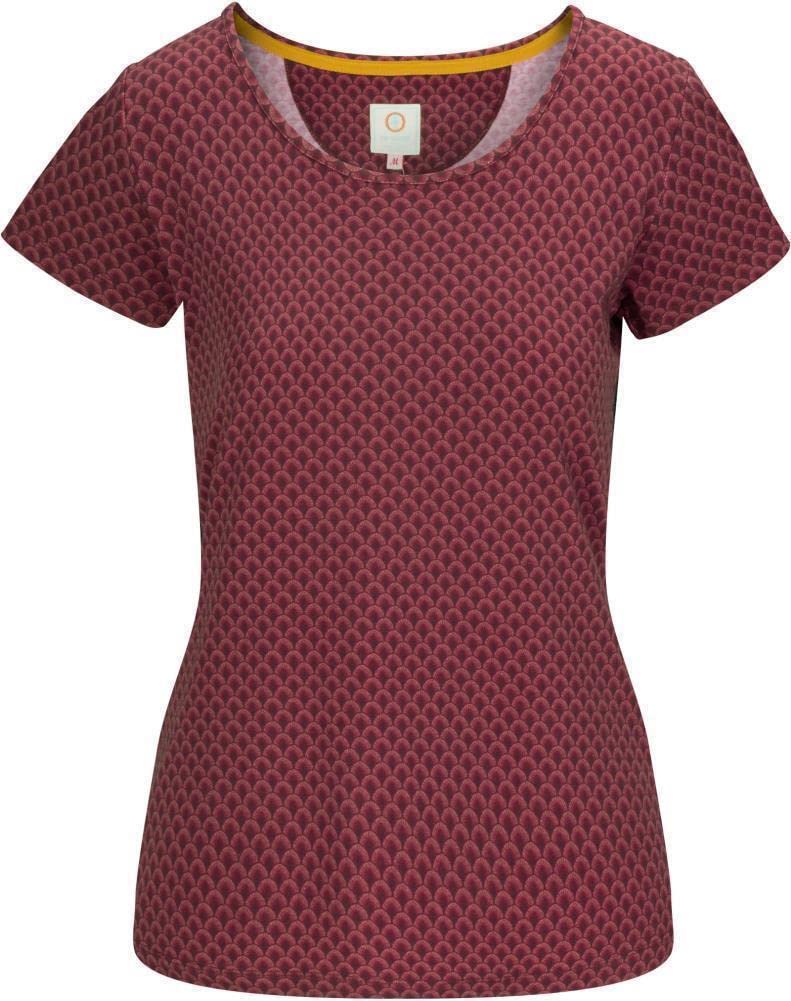 PIP Studio Tilly Short Sleeve Top Suki Farbe Dark Red Gr??? e S