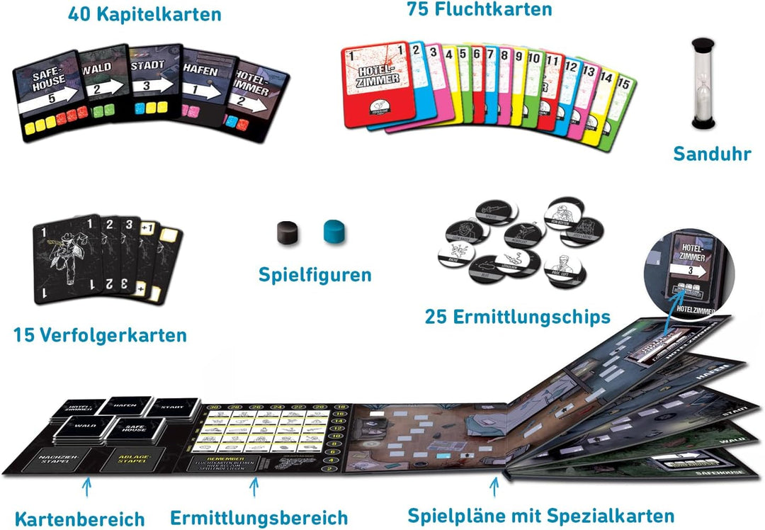 Moses Sebastian Fitzek Safehouse - Das Spiel Safe House Ein Gesellschaftsspiel von Marco Teubner 902