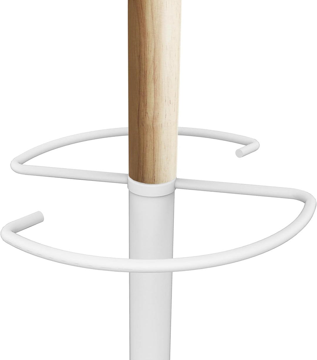 UNILUX Garderobenständer ACCESS, 175 cm, mit Schirmständer, weiss und buche Schwarz, Schwarz