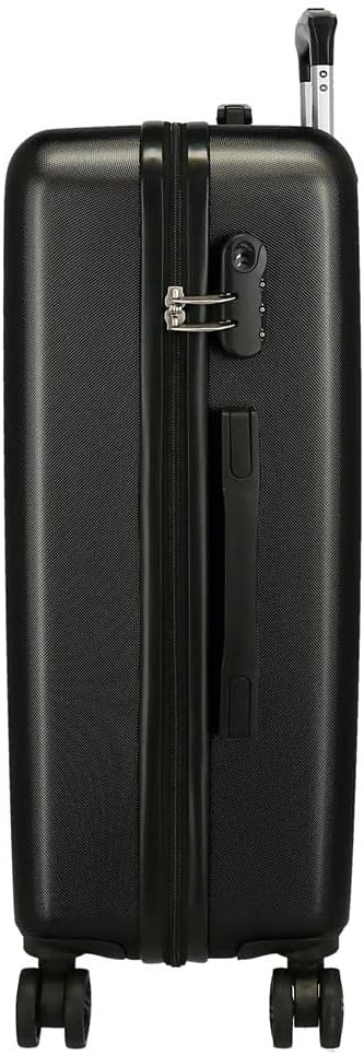 Disney My Pretty Bow Mittelgrosser Koffer, Schwarz, 48 x 68 x 26 cm, fester ABS-Kombinationsverschlu