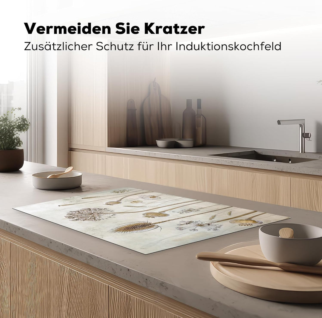 Herdabdeckplatte Einteilig Ceranfeld Abdeckplatte für Induktionsschutz Ceranfeldabdeckung Vinyl Herd