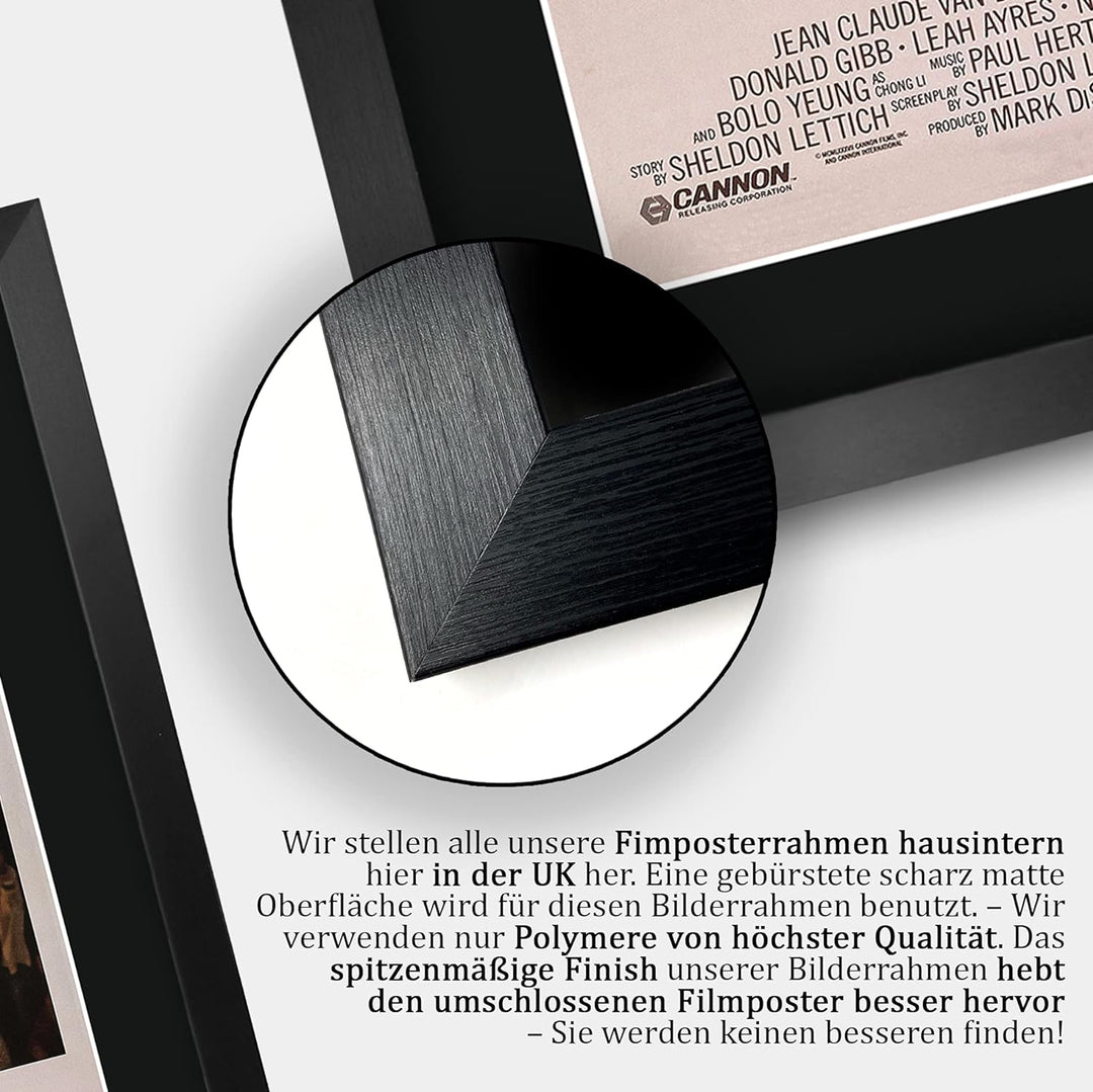 HWC Trading A3 FR Bloodsport Der Cast Jean-Claude Van Damme Geschenke Printed Poster Autogramm Bild