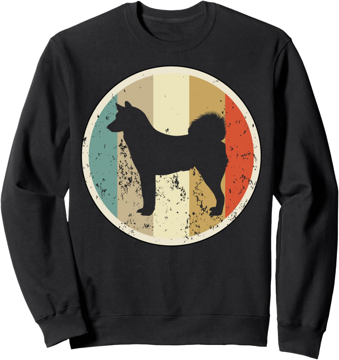 Retro Vintage Grunge Style Westsibirischer Laika Hunde Sweatshirt