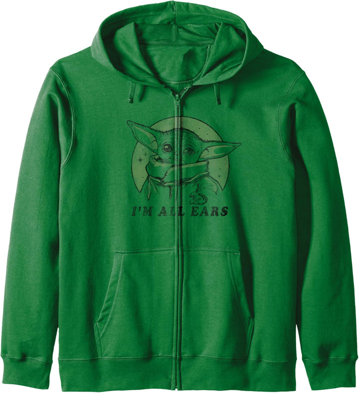 Star Wars Mandalorian The Child I'm All Ears Circle Kapuzenjacke