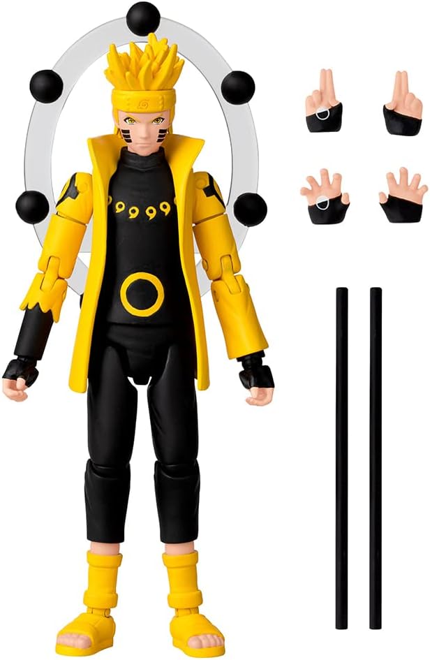 BANDAI - Anime Heroes - Naruto Shippuden - Figur Naruto Uzumaki im Rikudo-Modus (Sage of Six Paths M