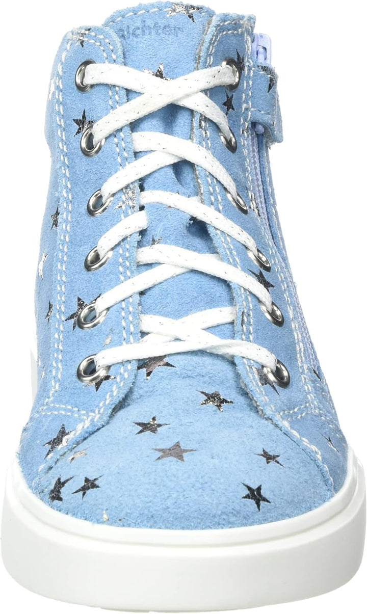 Richter Mädchen Flora Sneaker 27 EU Hell Türkis Silber, 27 EU Hell Türkis Silber