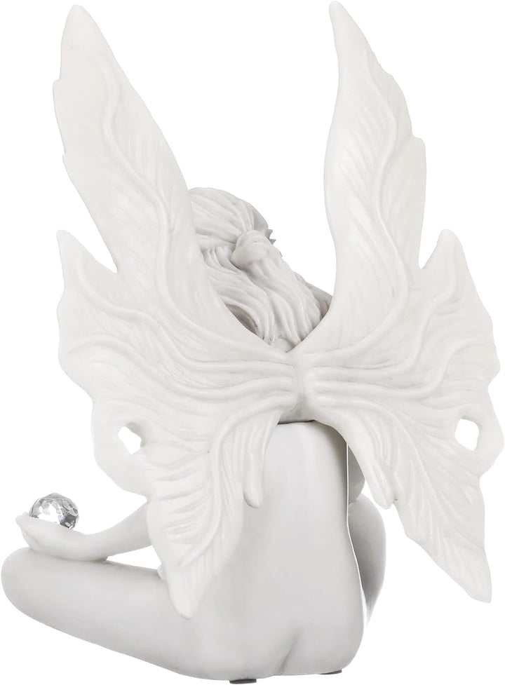 Design Toscano Feenfigur nach "The Secret Garden Fairies", elfenbein, Masse: 15 x 19 x 25,5 cm starr