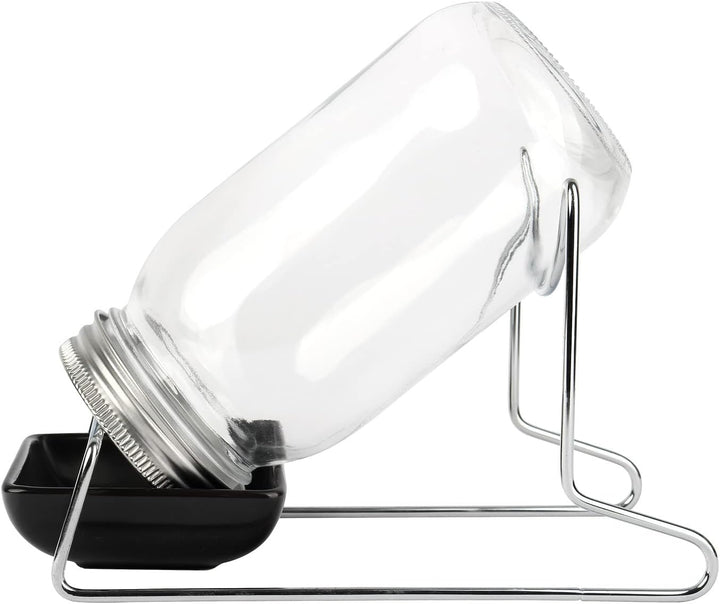 Schramm® Keimglas für Sprossen mit Gestell 750 ml Sprossenglas Keimgerät inkl. Deckel, Ständer und H