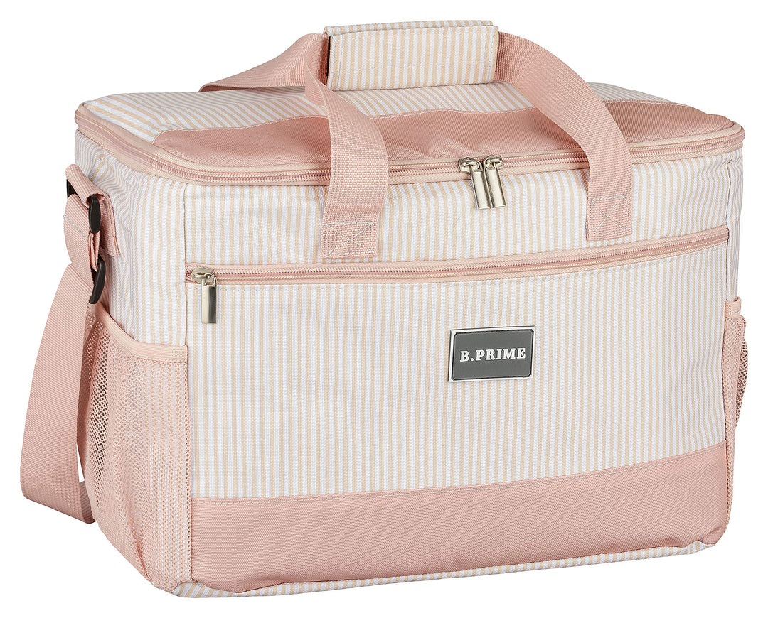B.PRIME 20L Kühltasche Classic I 36x26x22cm I Isoliertasche I Lunch-Tasche I Kühlbox I Picknick-Tasc