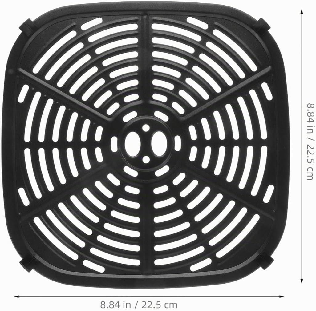 HeissLuftfritteuse ZubehöR Quadratische Grillpfanne 22.5 Cm Antihaftbeschichtete Crisper-Platte Ersa