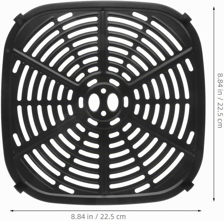 HeissLuftfritteuse ZubehöR Quadratische Grillpfanne 22.5 Cm Antihaftbeschichtete Crisper-Platte Ersa