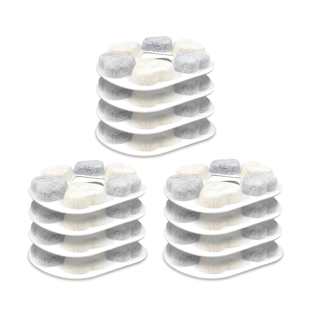 12x Katzenbrunnen Ersatzfilter – Kompatibel mit allen Pretty Paw Trinkbrunnen – Patentiert – Innovat