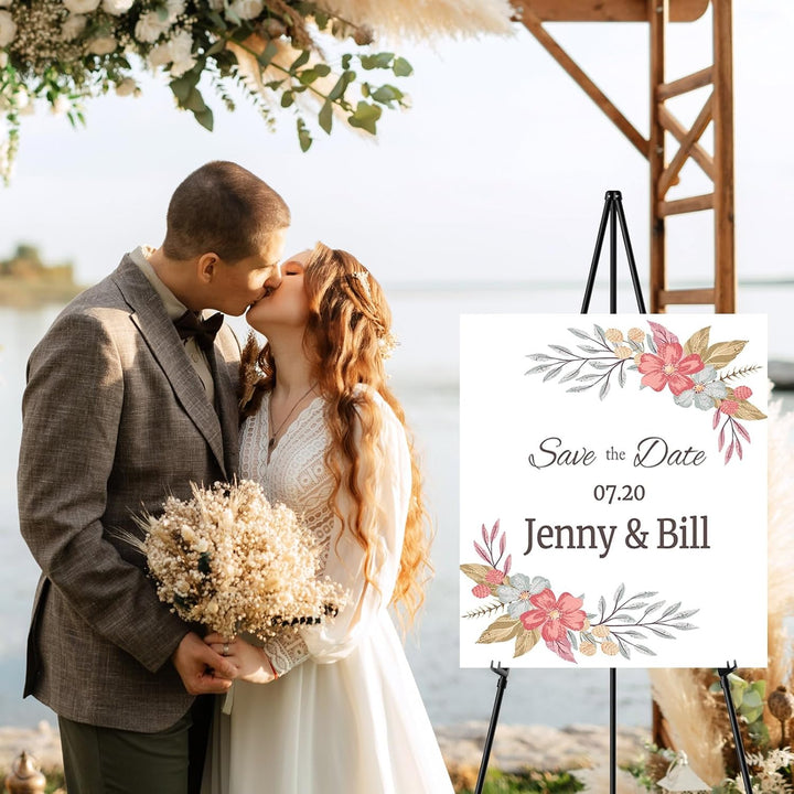 2 Stück Tragbar Faltbar Atelierstaffelei, Künstler Staffelei Stand, für Gemälde, Verkauf, Willkommen