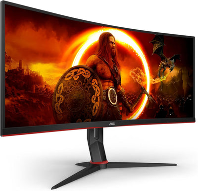 AOC Gaming CU34G2XP - 34 Zoll WQHD Curved Monitor, 180 Hz, FreeSync Prem., HDR400 (3440x1440, 1ms Gt