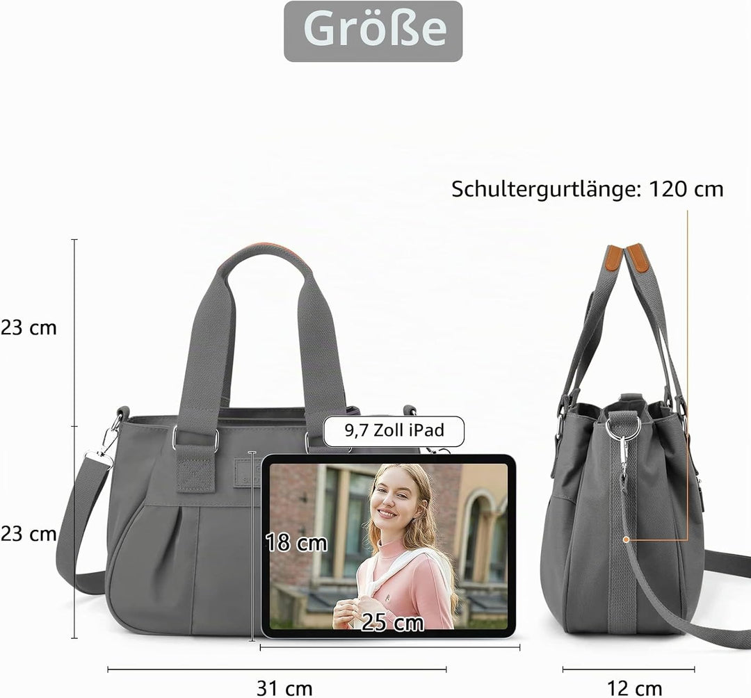 DORRISO Umhängetasche Damen Handtasche Reise Schultertasche Leicht Umhängetaschen Arbeit Täglich Url
