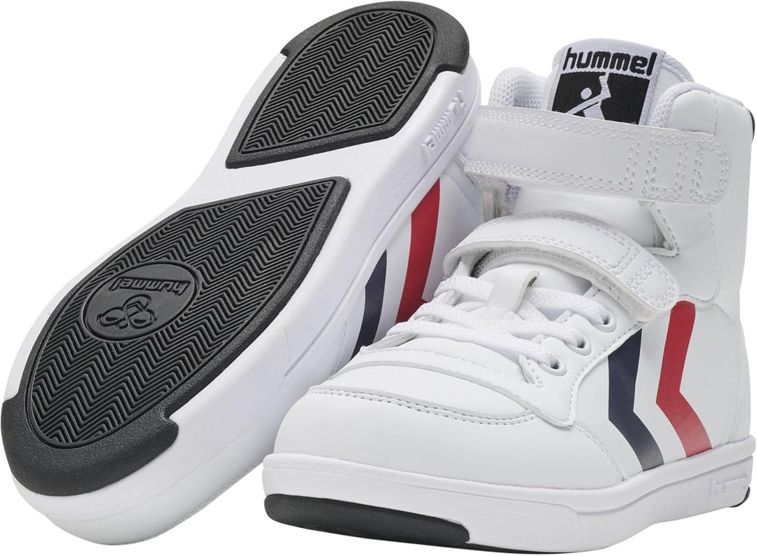 hummel Klettverschluss Sneaker Stadil Light Kinder 28 EU Weiss, 28 EU Weiß