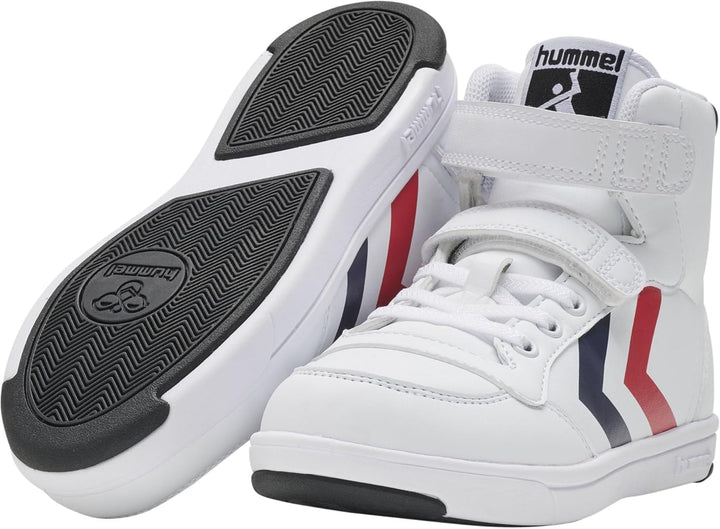 hummel Klettverschluss Sneaker Stadil Light Kinder 28 EU Weiss, 28 EU Weiß