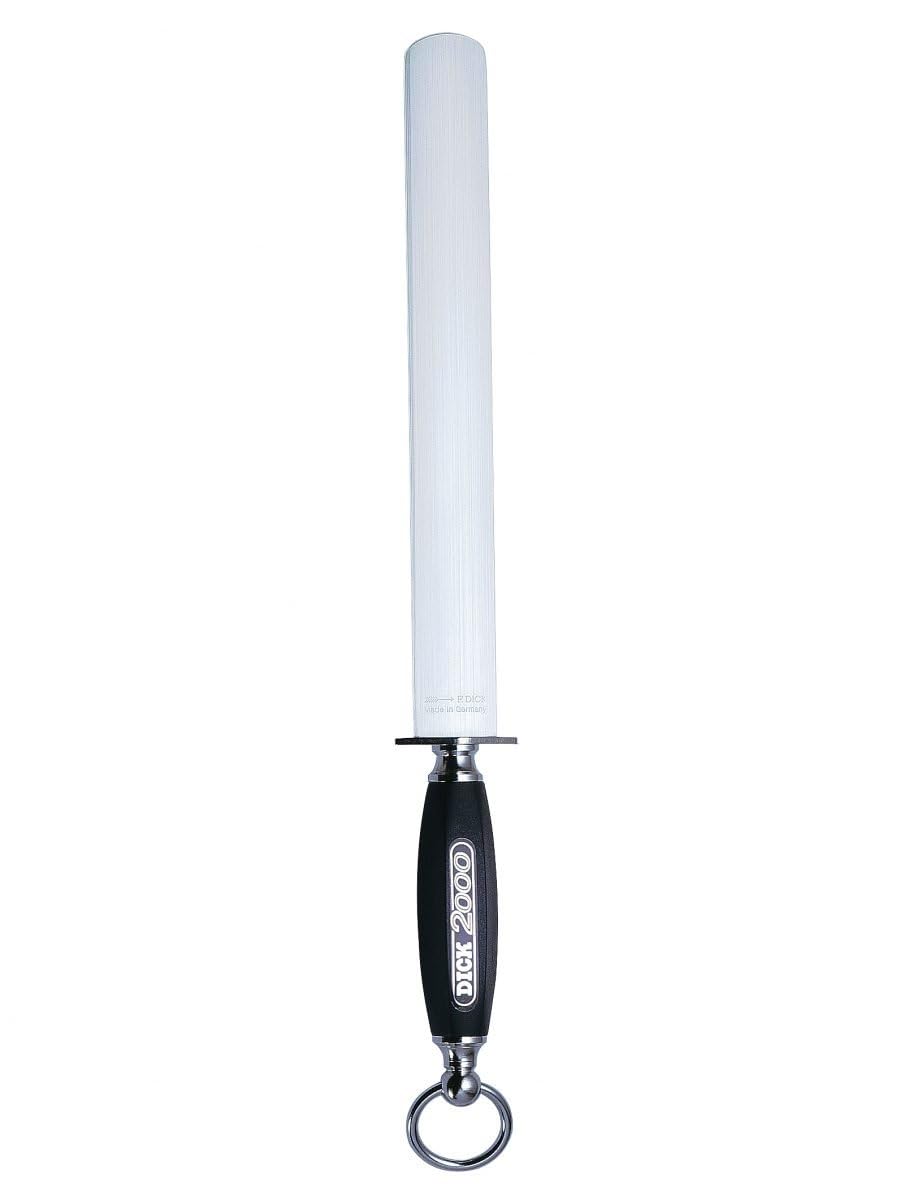 F. DICK Wetzstahl DICK 2000 (Klingenlänge 28 cm, Wetzstahl, Schleifwerkzeug für Kochmesser, Schleifs