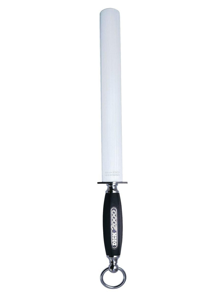 F. DICK Wetzstahl DICK 2000 (Klingenlänge 28 cm, Wetzstahl, Schleifwerkzeug für Kochmesser, Schleifs