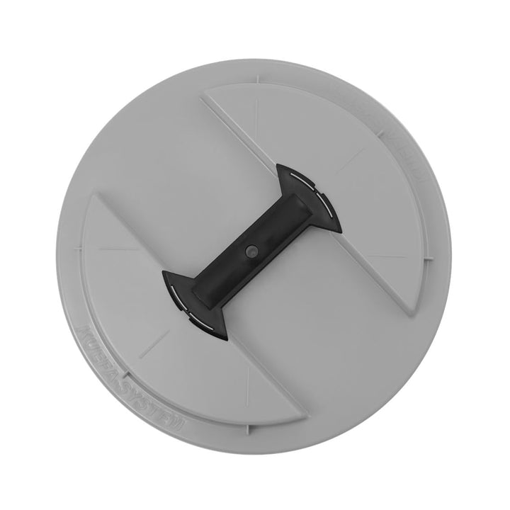 KUEFA BSC 60L Mülleimer, Müllsackständer, Gelber Sack Ständer inkl. Klemm-Ring für Müllbeutel, extra