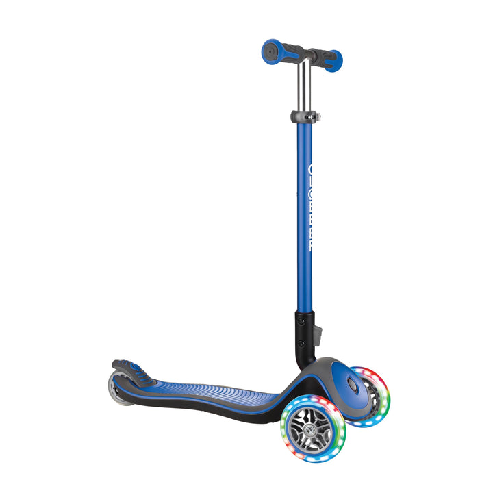 GLOBBER Elite Roller – Tretroller Kinder ab 3 Jahre - Scooter 120/80 mm - ABEC 5, 3-rädrig – höhenve
