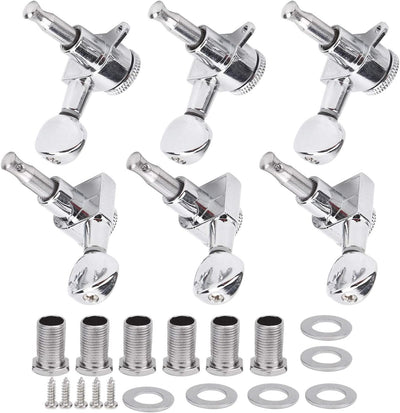 Semiclosed Saiten-Stimmwirbel,String Tuning Pegs Electric Guitar Locking Tuner Keys Guitar Accessory
