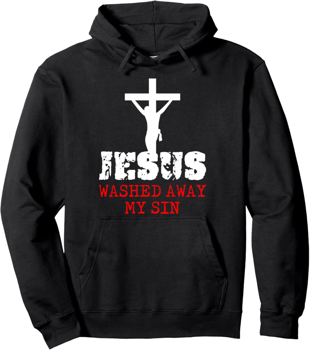 Jesus Christus Kruzifix Dornenkrone Religion Christentum Pullover Hoodie