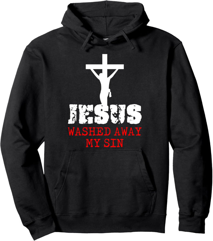Jesus Christus Kruzifix Dornenkrone Religion Christentum Pullover Hoodie