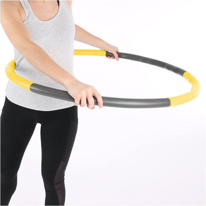 Sport-Tec Hula Hoop Reifen, ø 100 cm, 1,5 kg, inkl. Massband Power Fitnessreifen Hulahoop zur Gewich