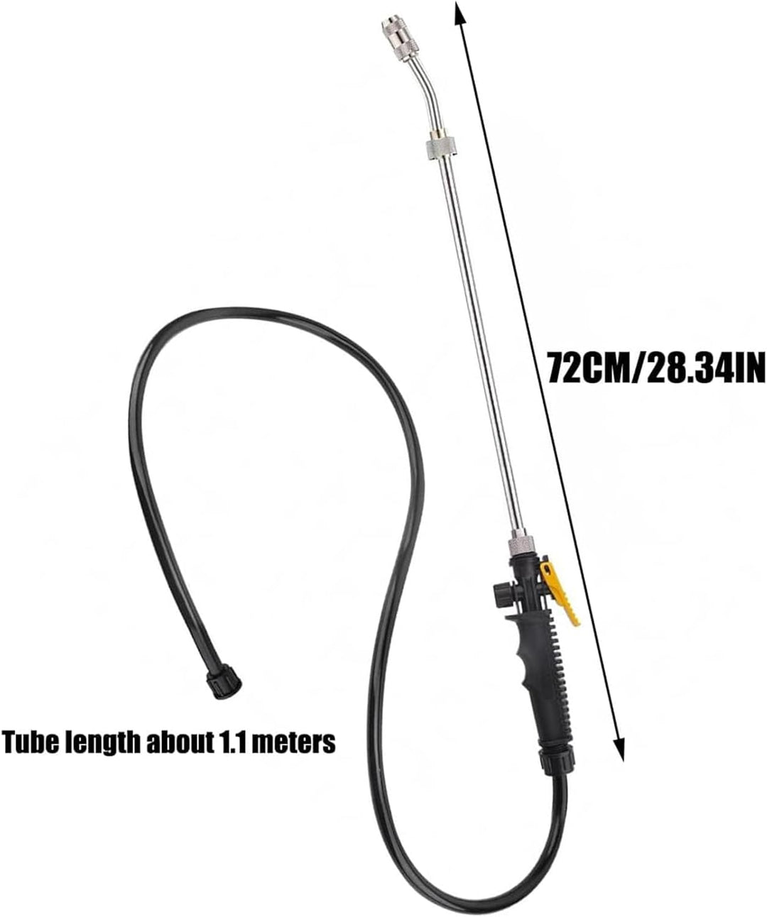 Gartenschlauch Sprühstab | Verlängerbarer Rasensprühstab Aus Edelstahl | Leichtes Gartenbewässerungs