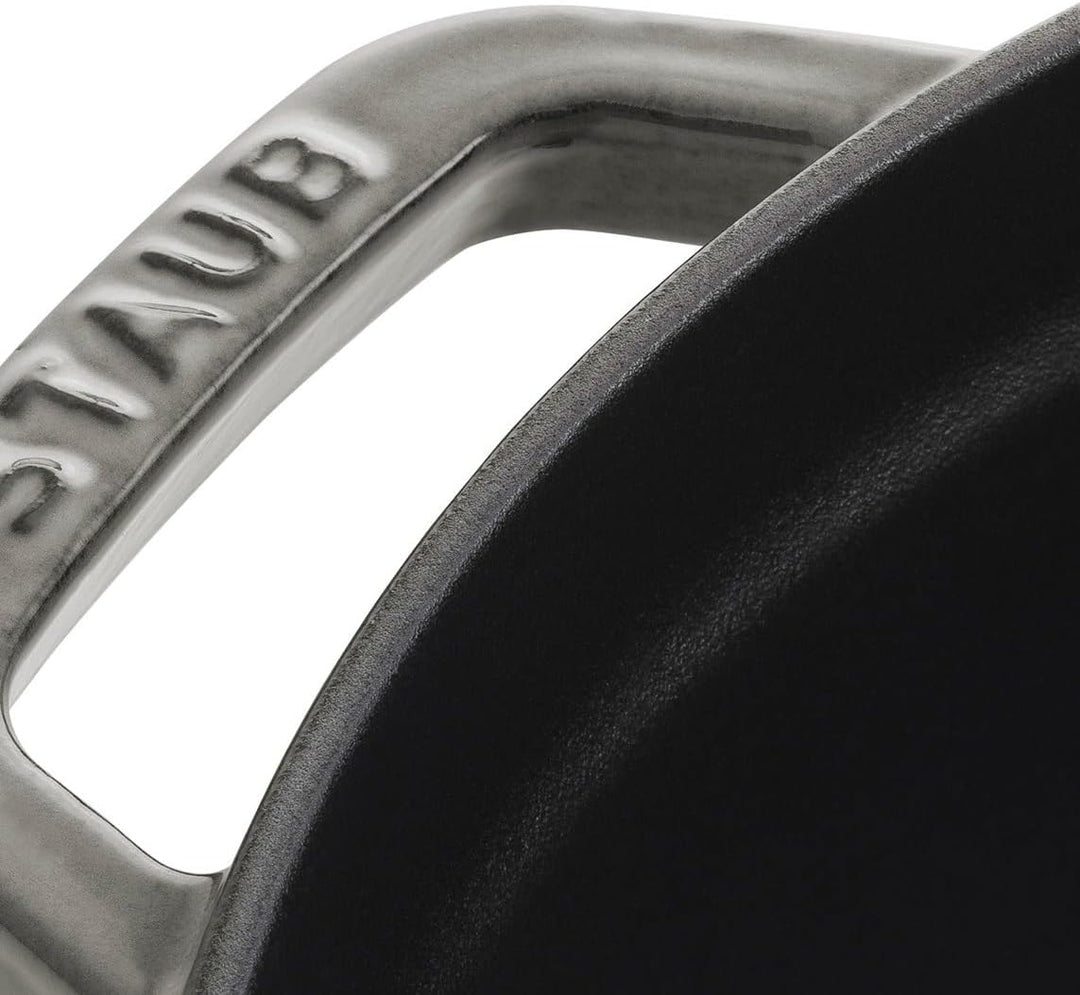 STAUB Gusseisen Bräter/Cocotte, Rund 20 cm, 2,24 L, Aromaregen Funktion, Für alle Herdarten geeignet