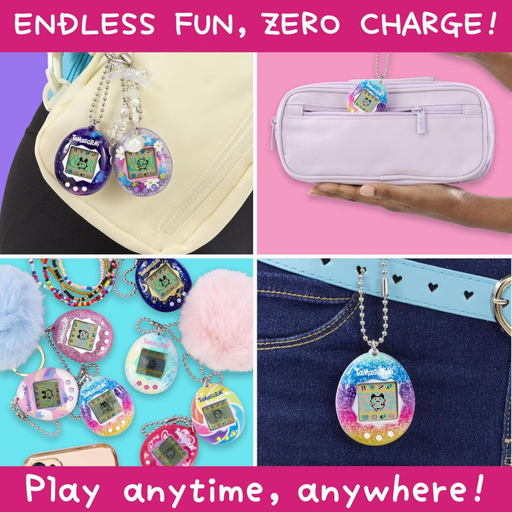 Tamagotchi 42948NBNP Original Bandai Himmel-Gehäuse mit Kette - Das Original Virtual-Reality-Haustie