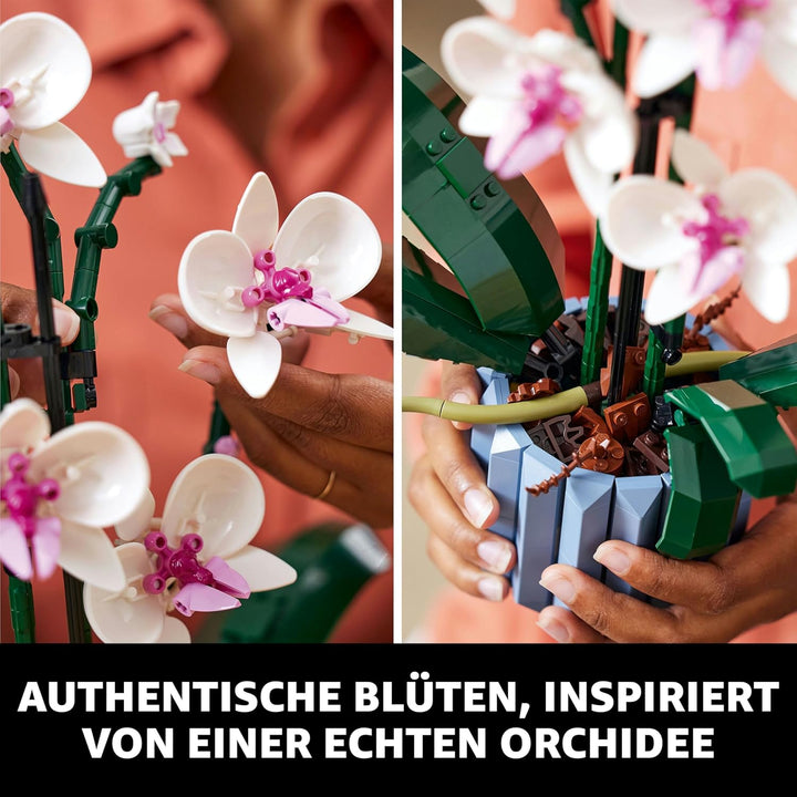 LEGO 10280 Icons Blumenstrauss, Künstliche Blumen & 10311 Icons Orchidee, Künstliche Pflanzen Set mi