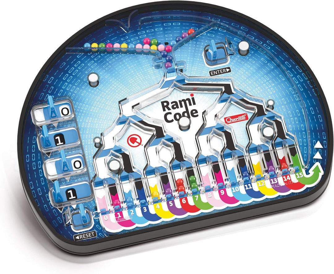 Quercetti 1015 Quercetti-1015 Rami Educational Binary Code Game-STEM Toy, Multi-Colore