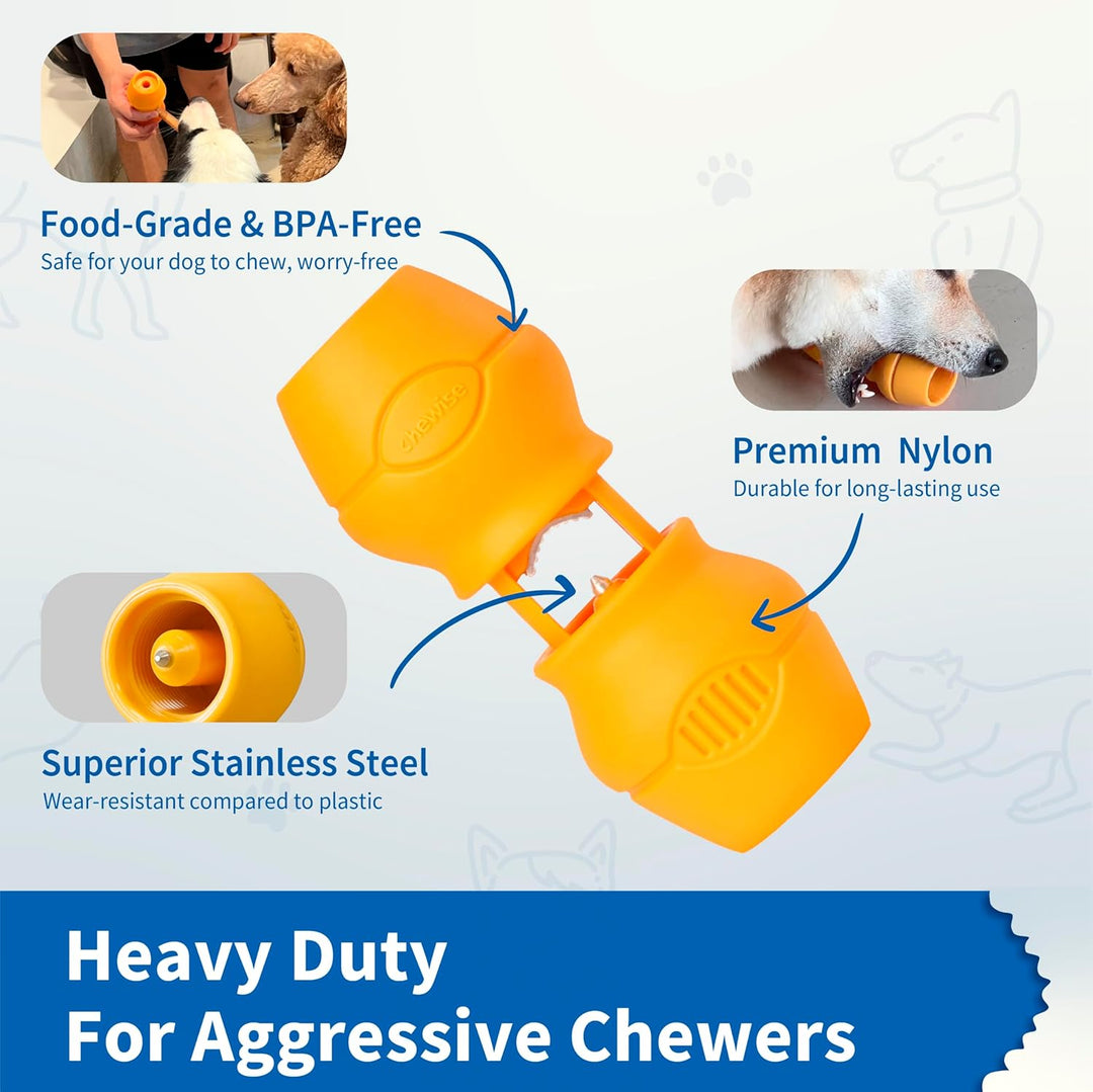 PetClan Chewise Bully Stick Halter – Ultimative Sicherheit & Robustes Design, BPA-frei, Verhindert E