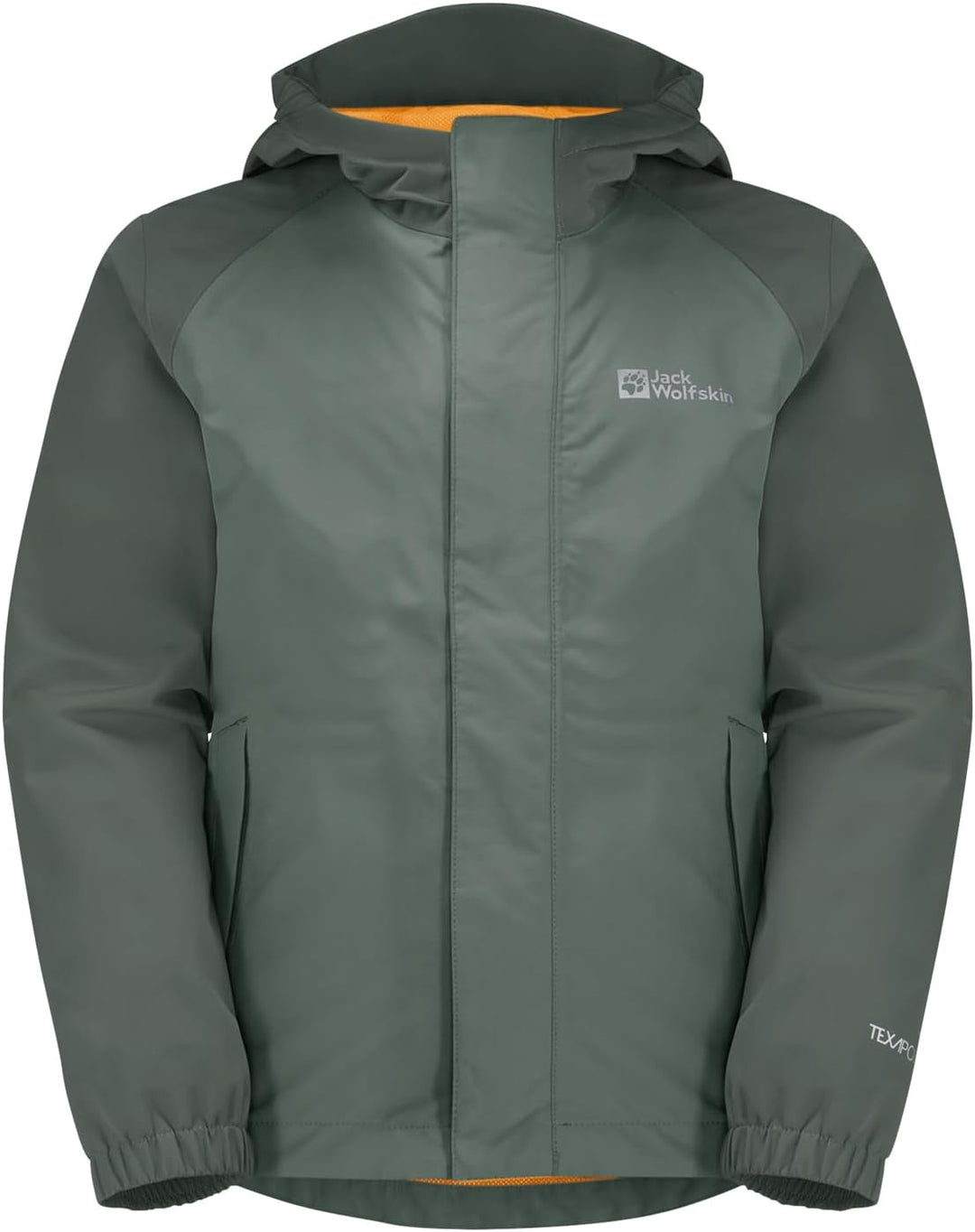 Jack Wolfskin Unisex Tucan Jacket K Regenjacke 116 hedge green, 116 hedge green