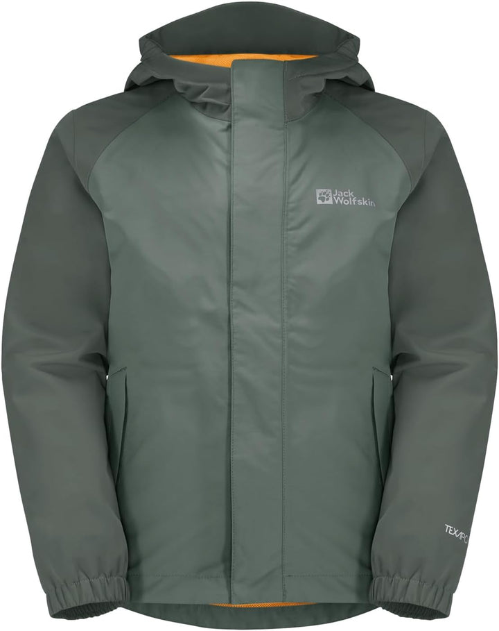 Jack Wolfskin Unisex Tucan Jacket K Regenjacke 116 hedge green, 116 hedge green