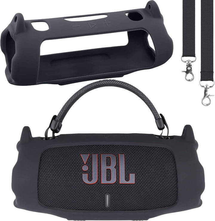 Khanka Silikonhülle für JBL Charge 6 Bluetooth-Lautsprecher | Für JBL Charge 6 Lautsprecher;mit Schu