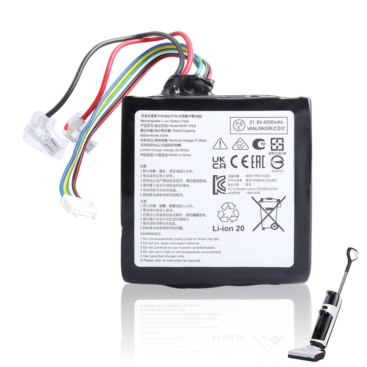 4000mAh Ersatz Akku Kompatibel mit Roborock A10+ultra/A10 Ultra E, Bieten Aussergewöhnliche, Erweite