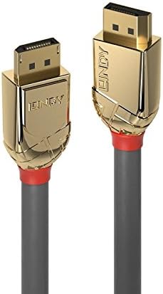 LINDY 36293 3m DisplayPort 1.4 Kabel, Gold Line