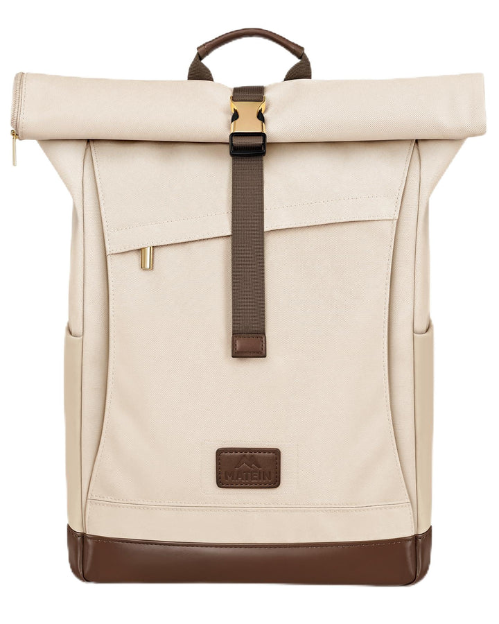 MATEIN HER Rolltop Rucksack Damen Gross, Rucksack Damen Wasserdicht, 22-28L | Laptop Rucksack Damen