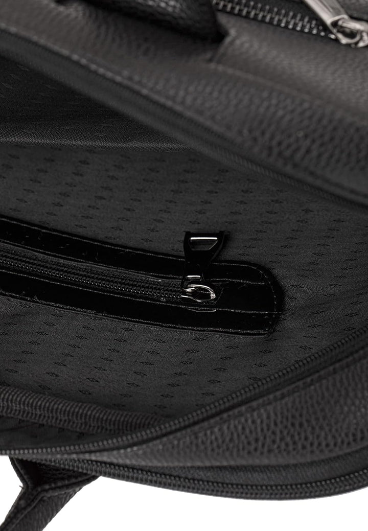 Redbridge Herren Schultertasche Messenger Bag Umhängetasche Kunstleder Schwarz, Schwarz
