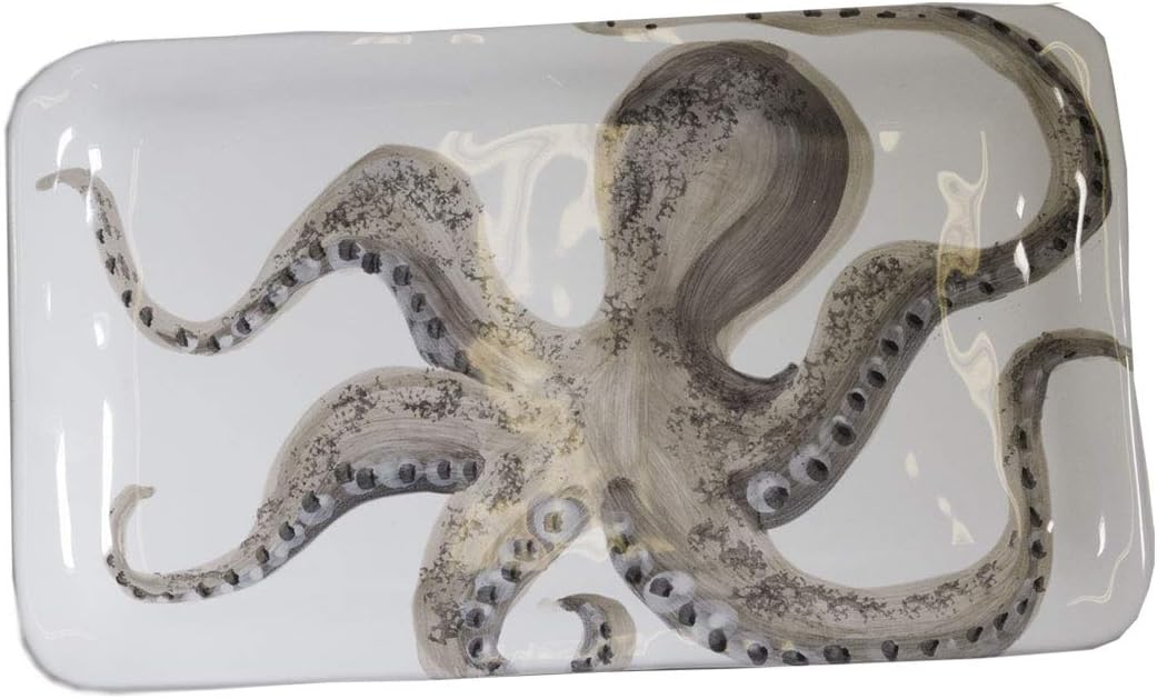 CREAFLOR HOME 6er Set Servierplatte Marina Alle Motive 36x21cm Keramik Virginia Casa