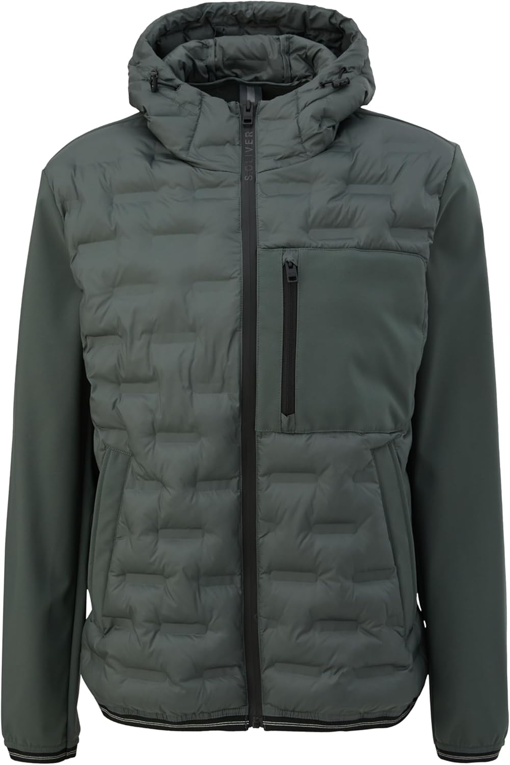 s.Oliver Herren Outdoor Jacke, M Grün